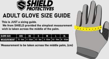Handschuhe Shield Lite Black Grey